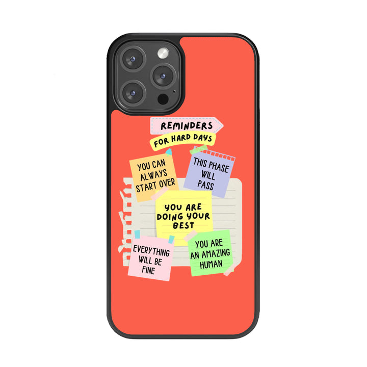 Hard Days Toolkit Glass Phone Case