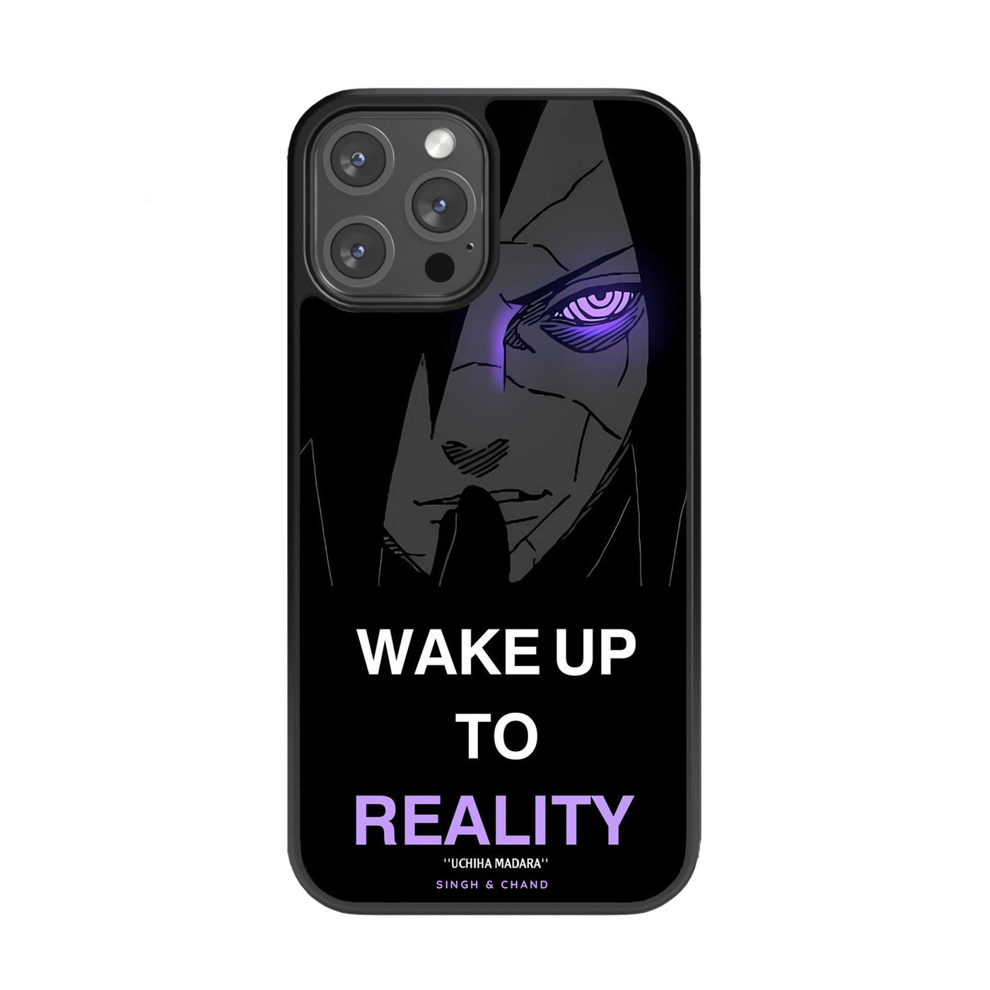 Madara Uchiha Naruto Anime Glass Phone Case