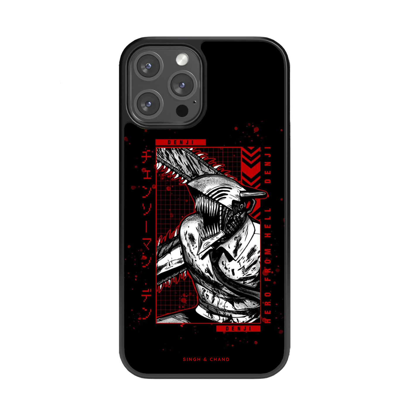 Chainsaw Man 3.0 Anime Glass Phone Case