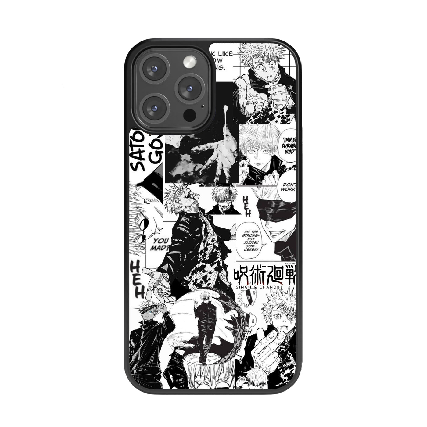 Gojo Satoru 4.0 Jujutsu Kaisen JJK Anime Glass Phone Case