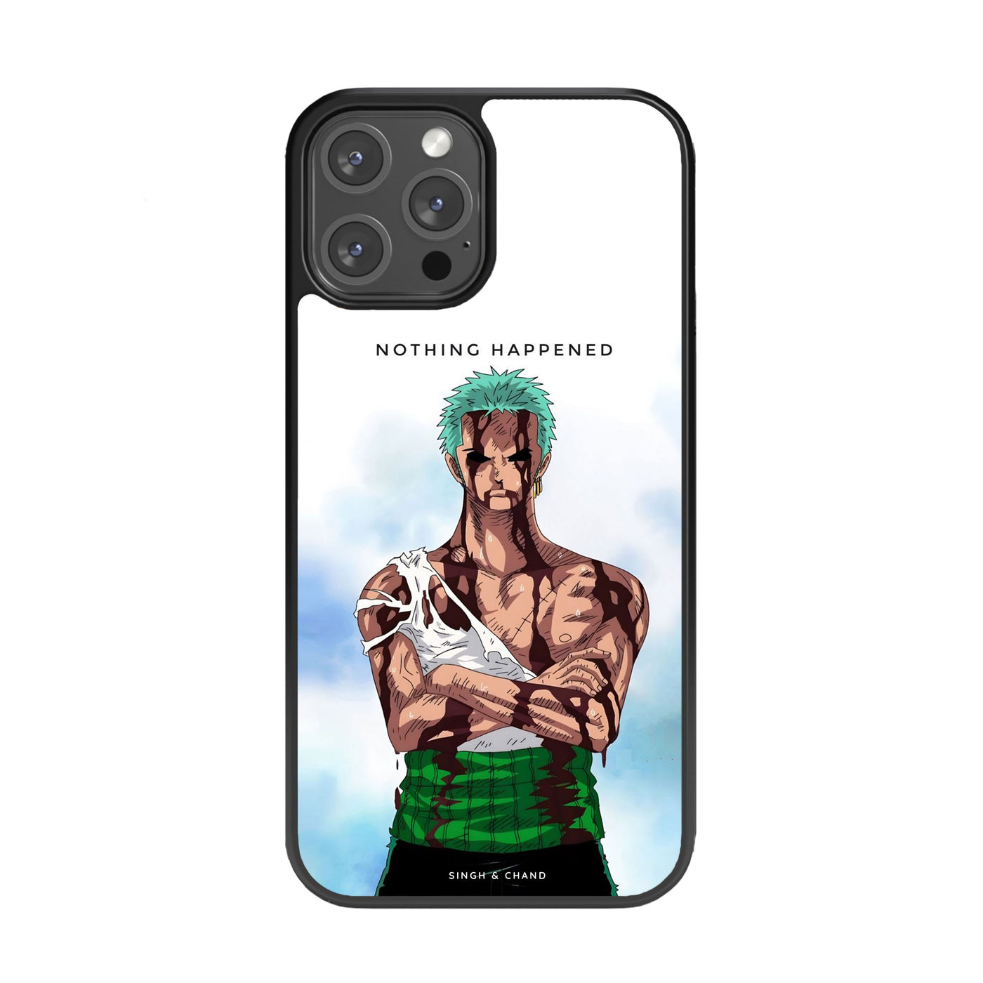 Roronoa Zoro 1.0 One Piece Anime Glass Phone Case