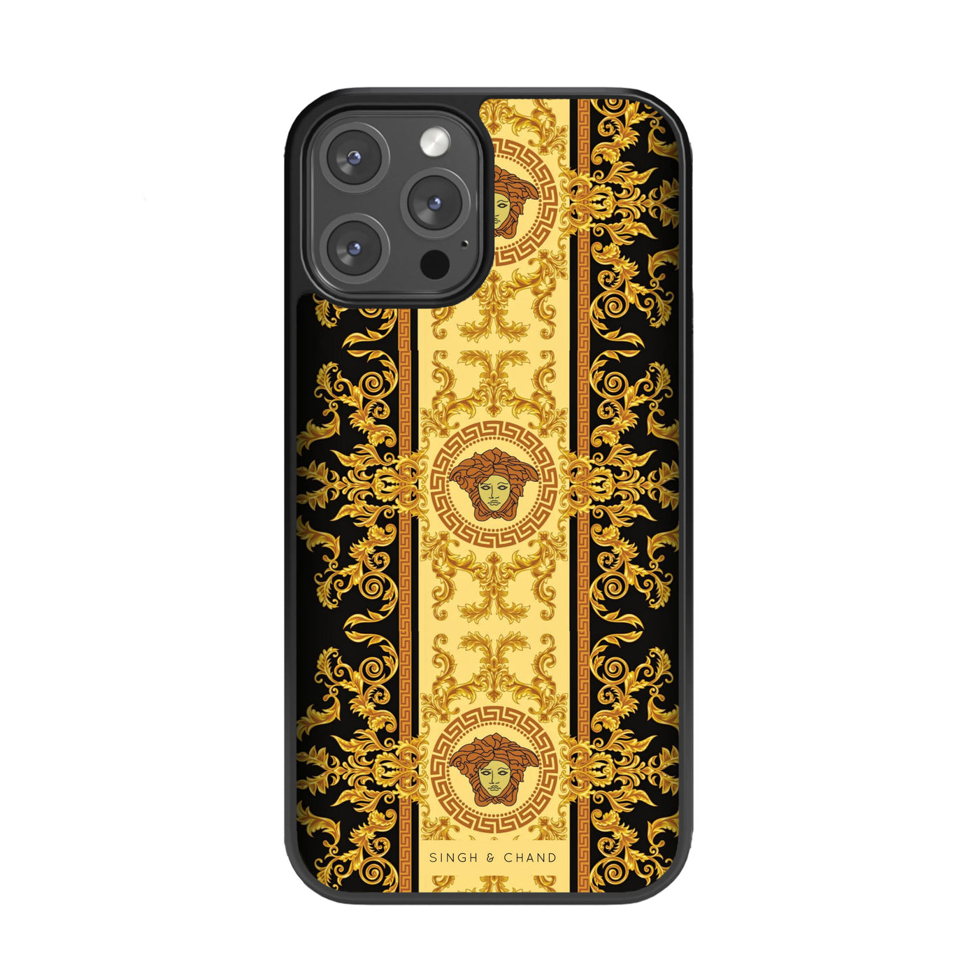 Luxury MEDUSA  Glass Phone Case