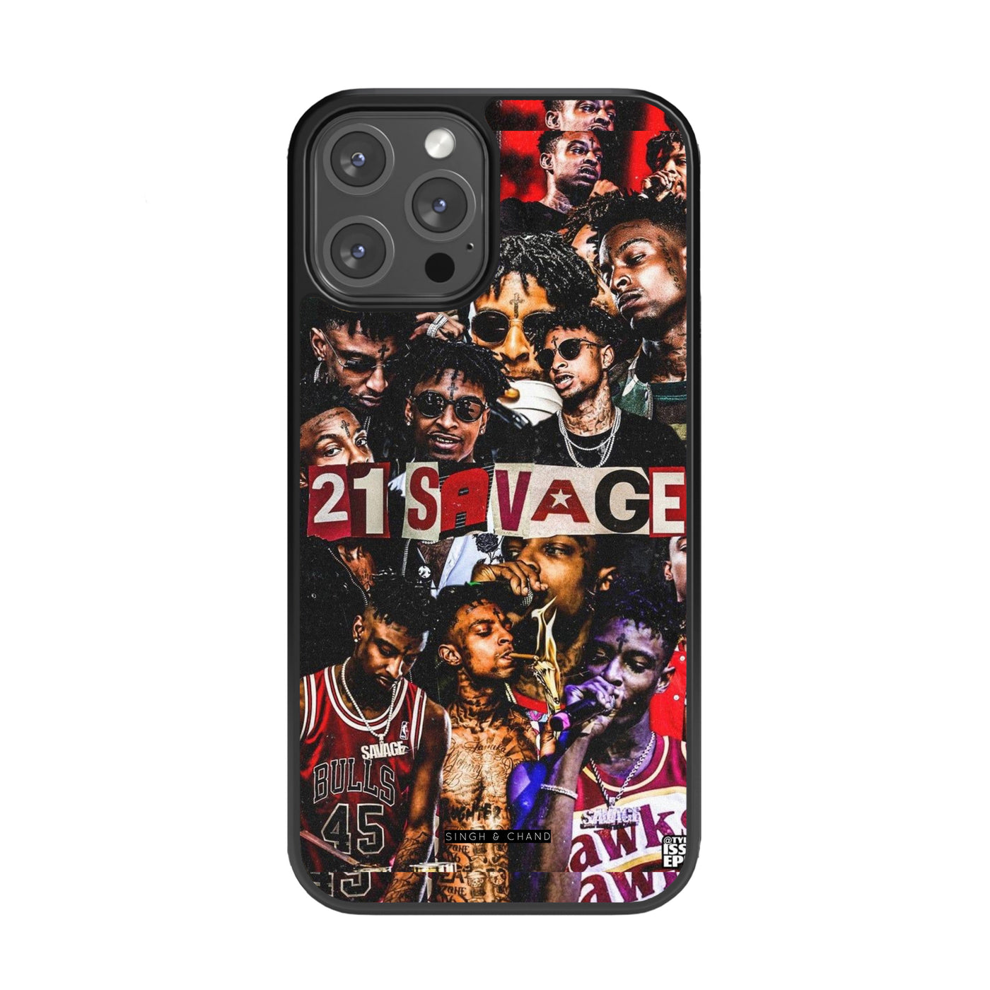 21 SAVAGE Glass Phone Case