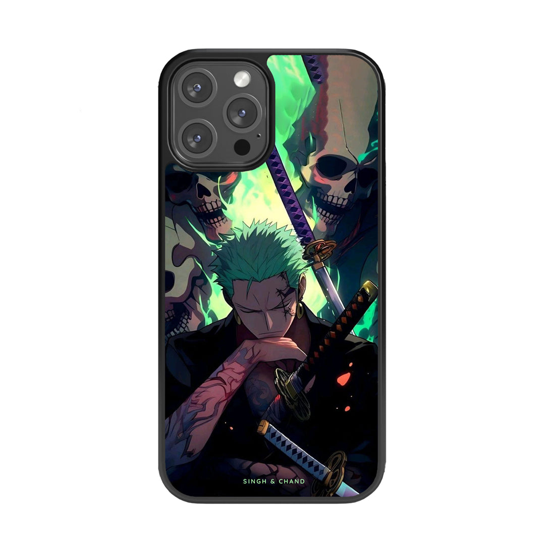 Roronoa Zoro 2.0 One Piece Anime Glass Phone Case