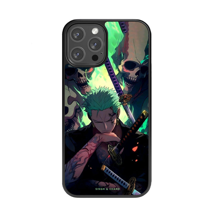 Roronoa Zoro 2.0 One Piece Anime Glass Phone Case