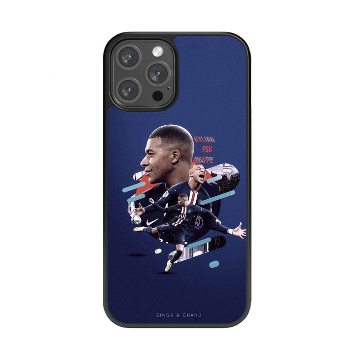 KYLIAN MBAPPE: PSG collection Glass Phone Case