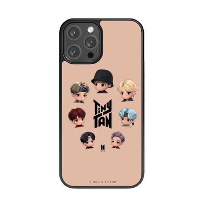 BTS TINY TAN Glass Phone Case