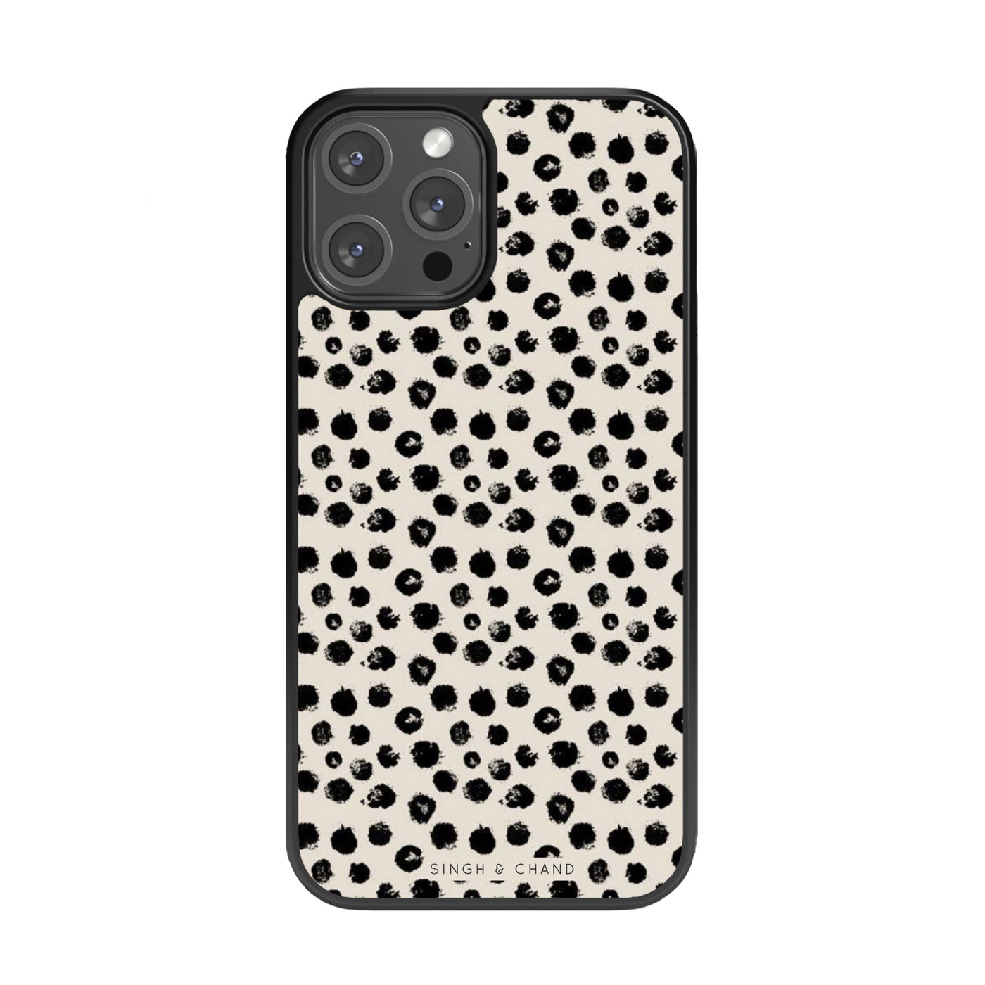 Dalmatian spots Glass Phone Case