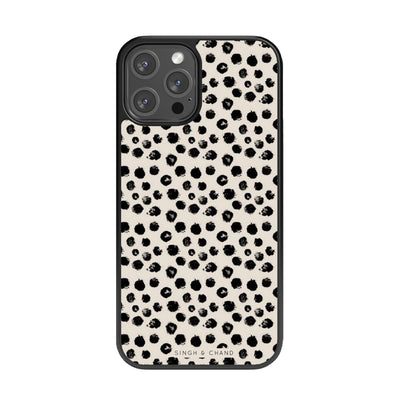 Dalmatian spots Glass Phone Case