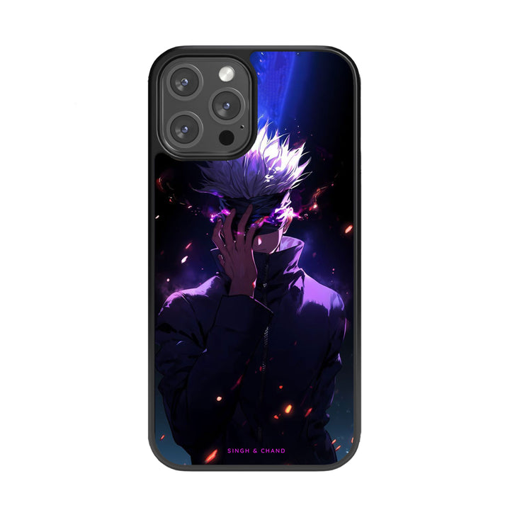 Gojo Satoru 1.0 Jujutsu Kaisen JJK Anime Glass Phone Case