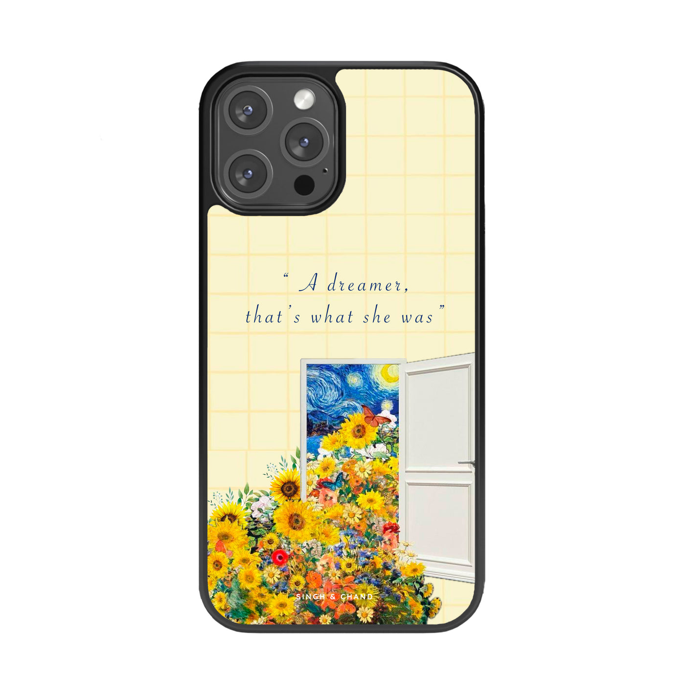 Blooming dream VAN GOGH Glass Phone Case