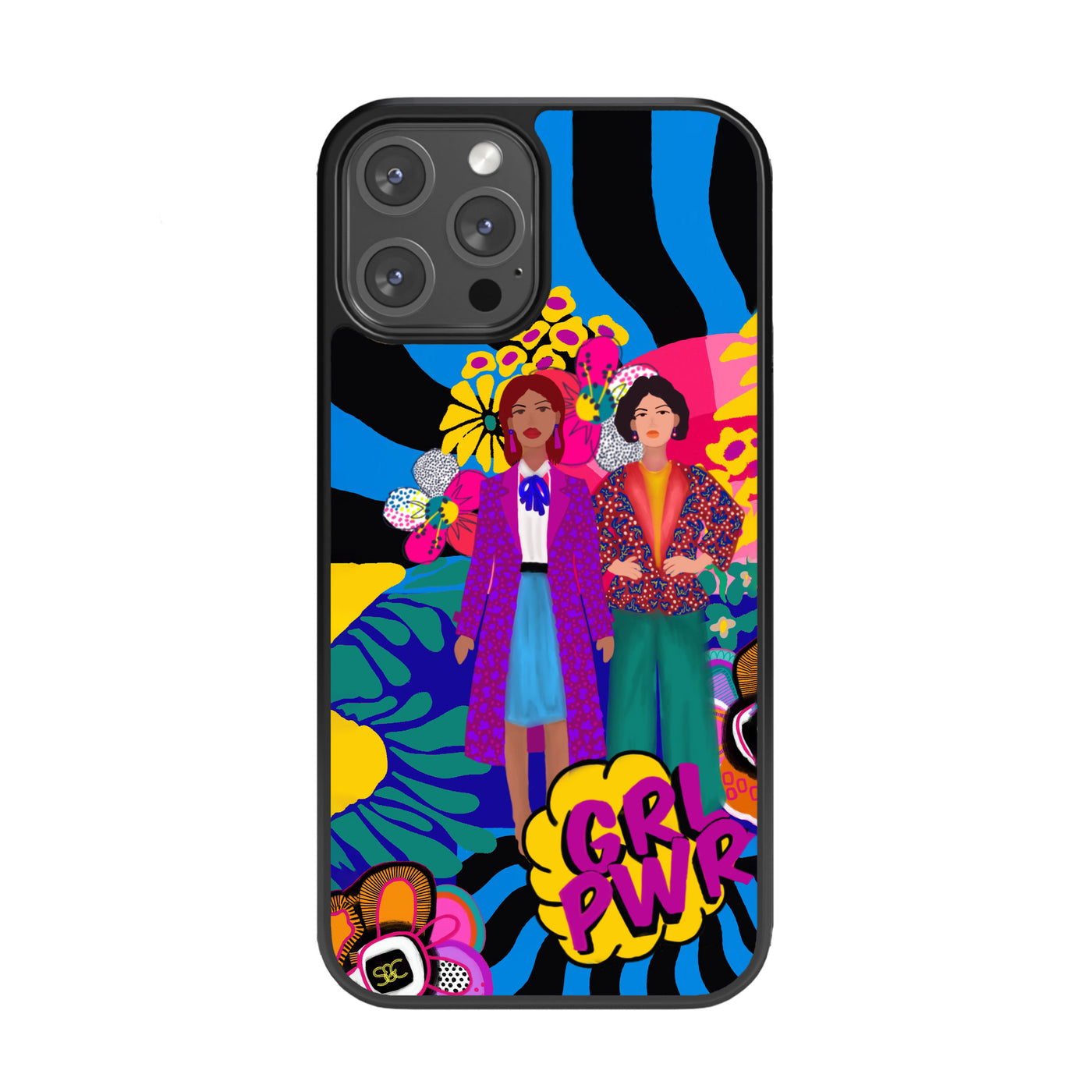 GRL PWR Empowerment Vibe Tribe Glass Phone Case