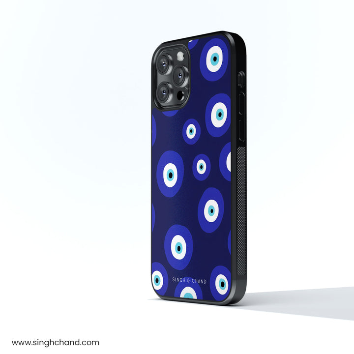 Greek Evil Eye Glass Phone Case