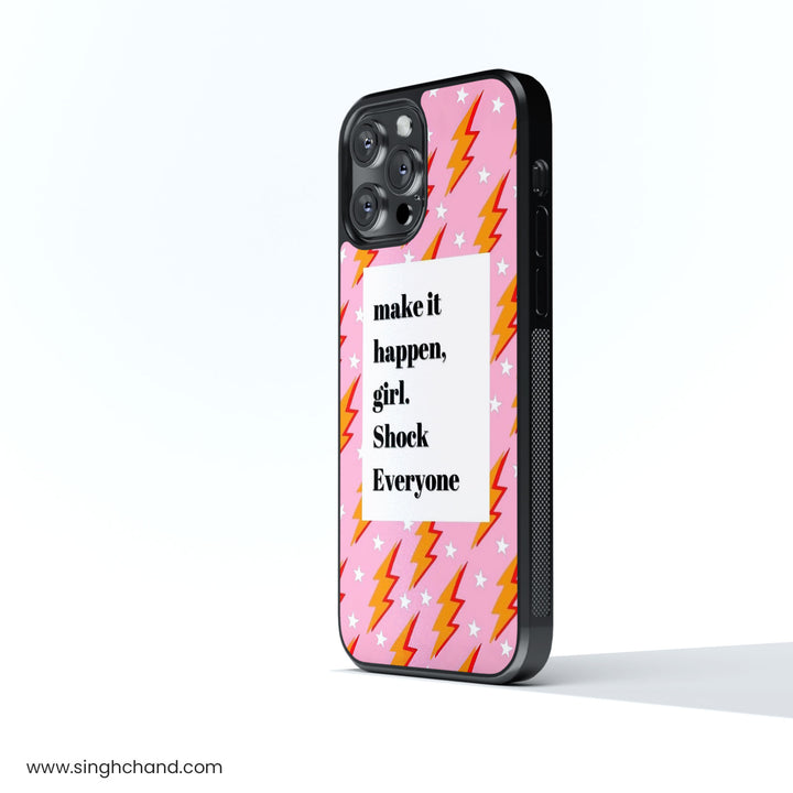 Shock ‘Em All Glass Phone Case