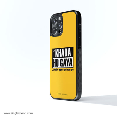 Khada Ho Gaya Glass Phone Case