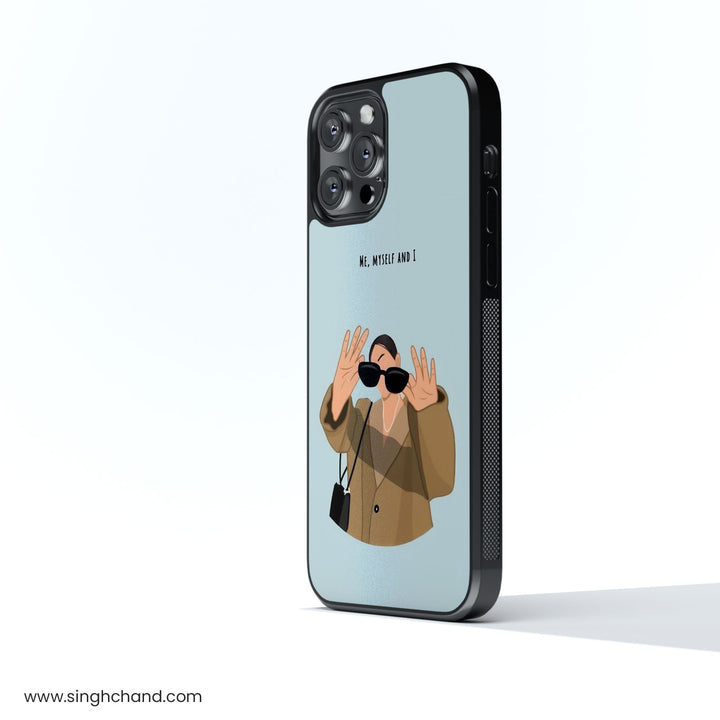 Me, Myself & I Glass Phone Case