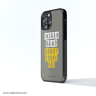 Bohot Scope Hai Glass Phone Case