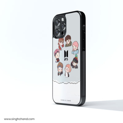 “BTS” Glass Phone Case