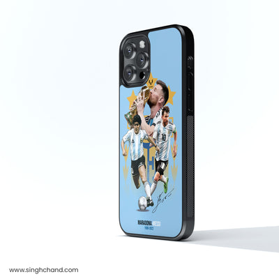 Lionel Messi The Last World Cup Glass Phone Case