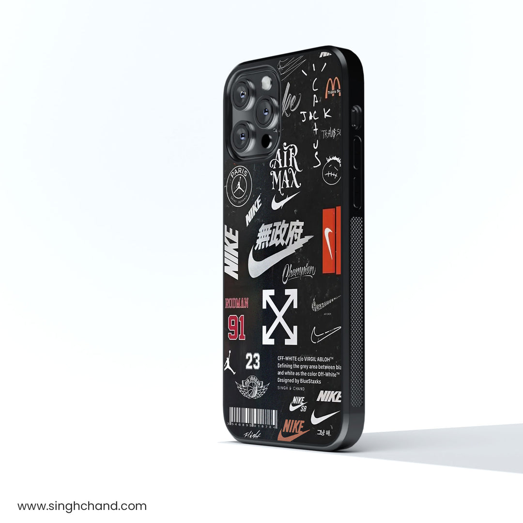 Air Max Glass Phone Case