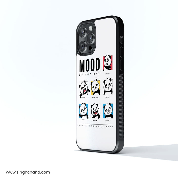Panda Moodswings Glass Phone Case