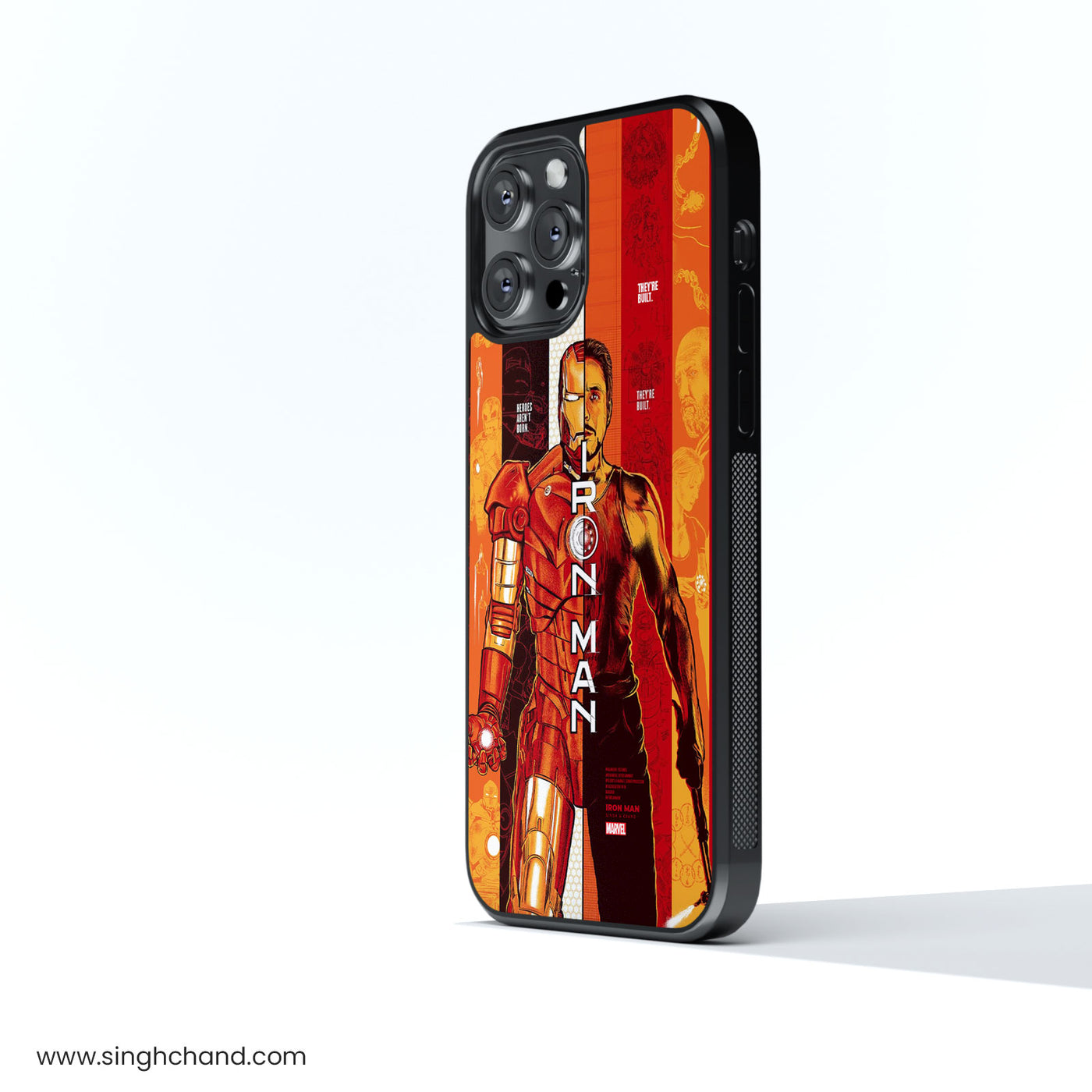 Iron Man Glass Phone Case