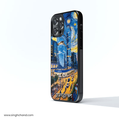 Gurugram City Hub Modern Vibe City Style Glass Phone Case