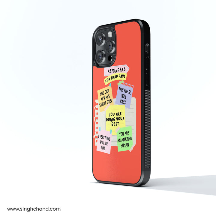 Hard Days Toolkit Glass Phone Case