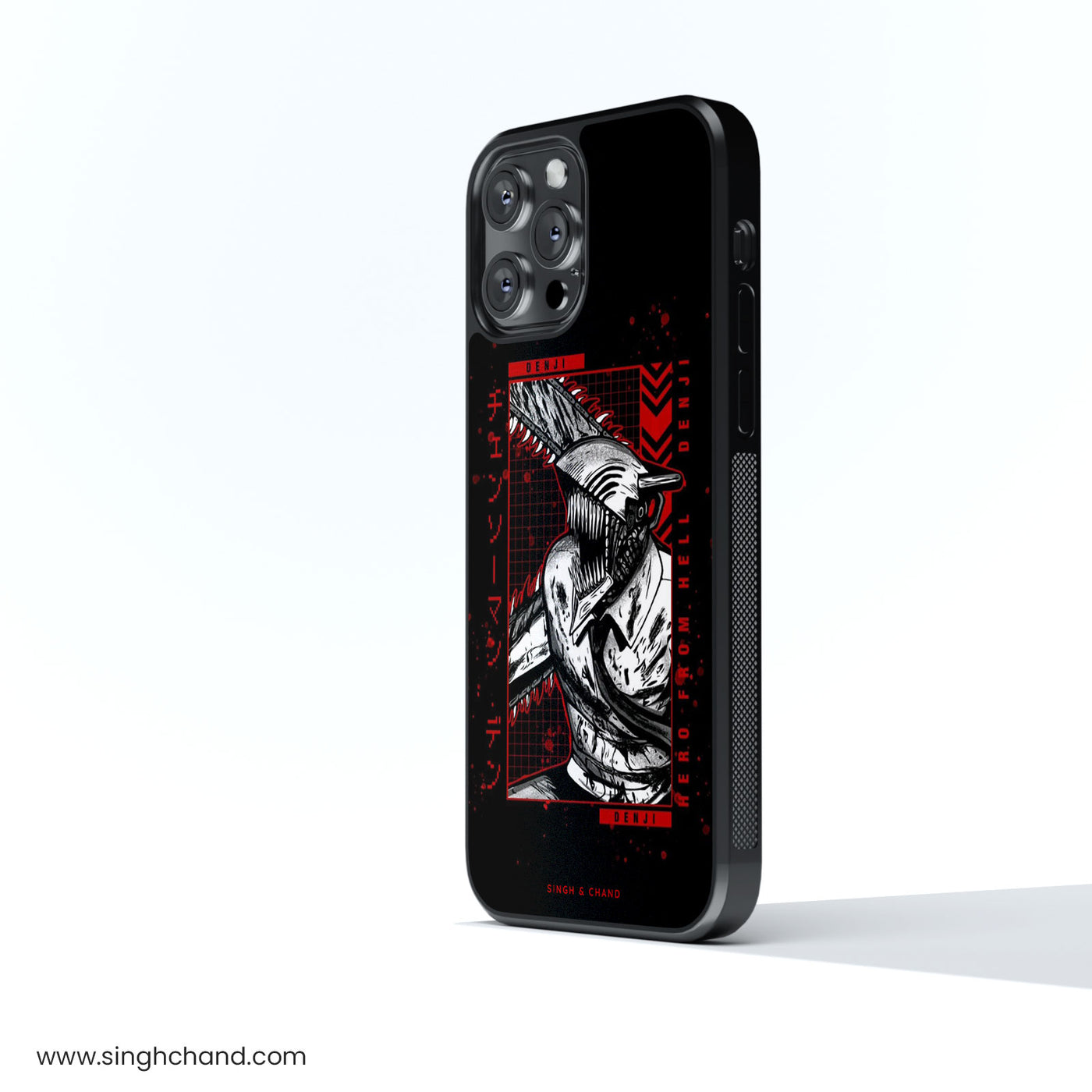 Chainsaw Man 3.0 Anime Glass Phone Case