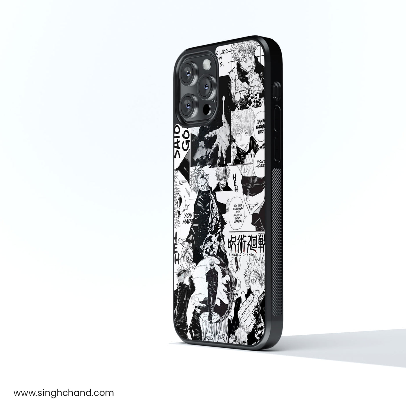 Gojo Satoru 4.0 Jujutsu Kaisen JJK Anime Glass Phone Case