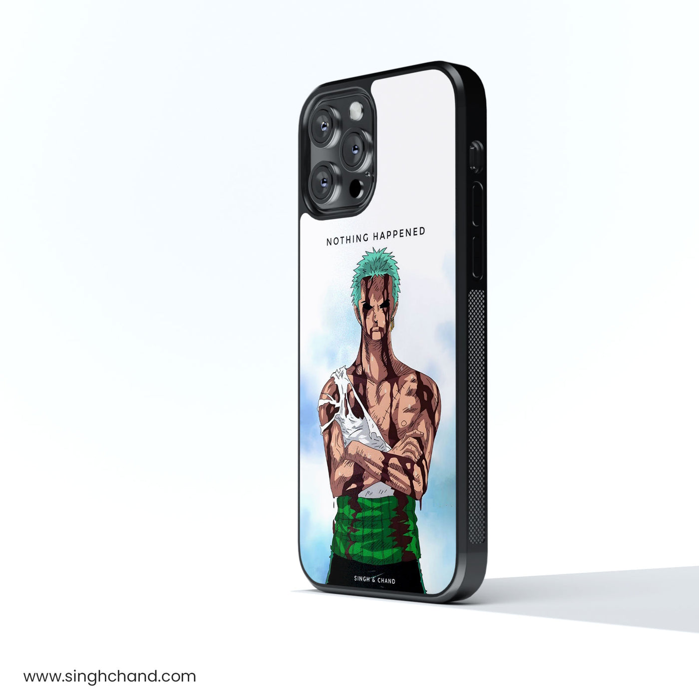 Roronoa Zoro 1.0 One Piece Anime Glass Phone Case