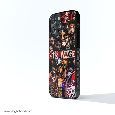 21 SAVAGE Glass Phone Case