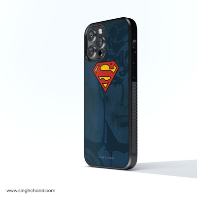 "SUPERMAN" Glass Phone Case