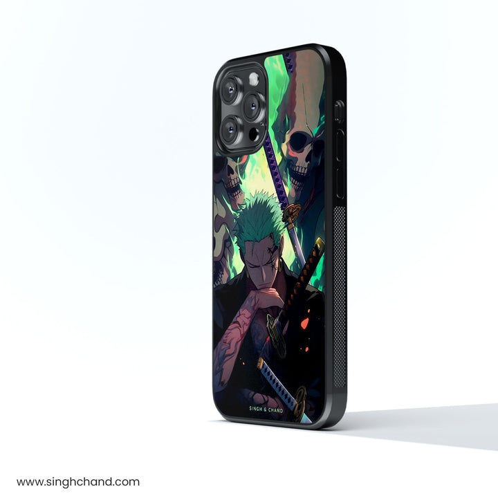 Roronoa Zoro 2.0 One Piece Anime Glass Phone Case