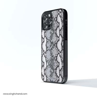 SNAKE PRINT Glass Phone Case