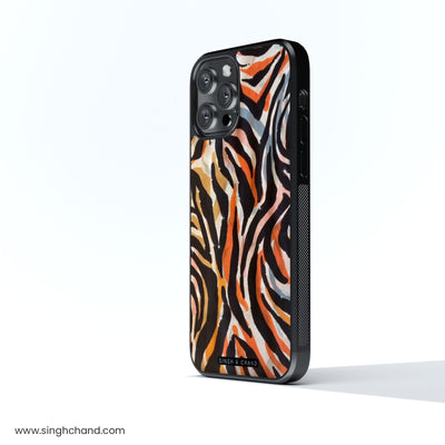 ZEBRA PRINT Glass Phone Case