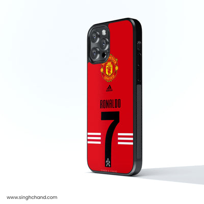 RONALDO Manchester United Glass Phone Case