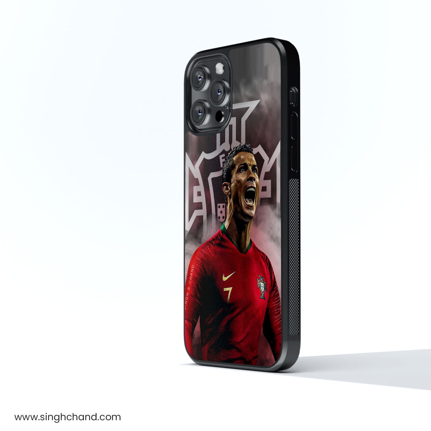 RONALDO CR7 Glass Phone Case