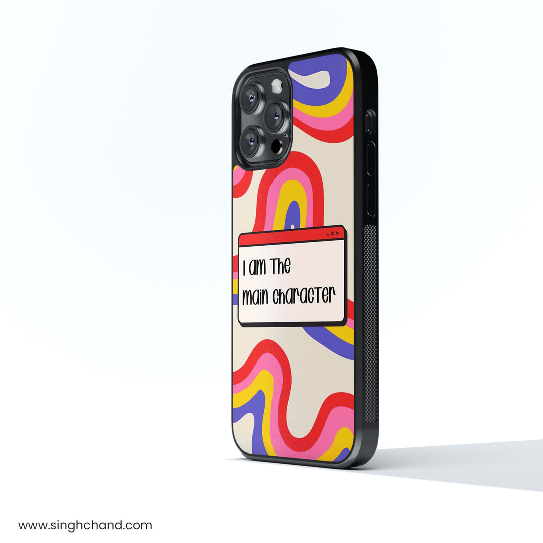 Main Character Mode Glass Phone Case