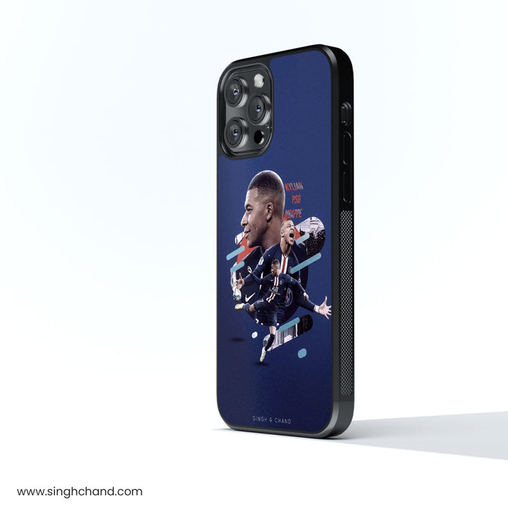 KYLIAN MBAPPE: PSG collection Glass Phone Case