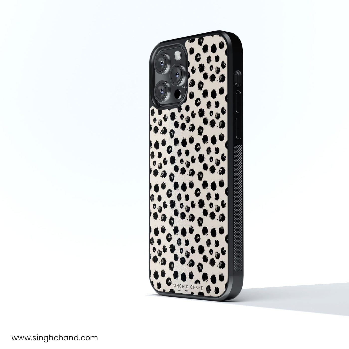 Dalmatian spots Glass Phone Case