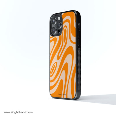 Citrus Swirl Glass Phone Case