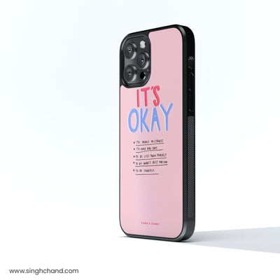 Self-Care Reminder Glass Phone Case