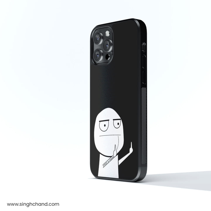 Sassy Statement Glass Phone Case