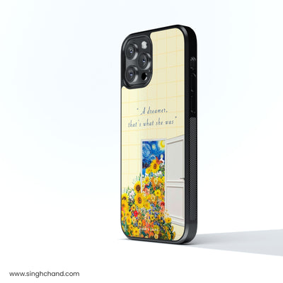 Blooming dream VAN GOGH Glass Phone Case