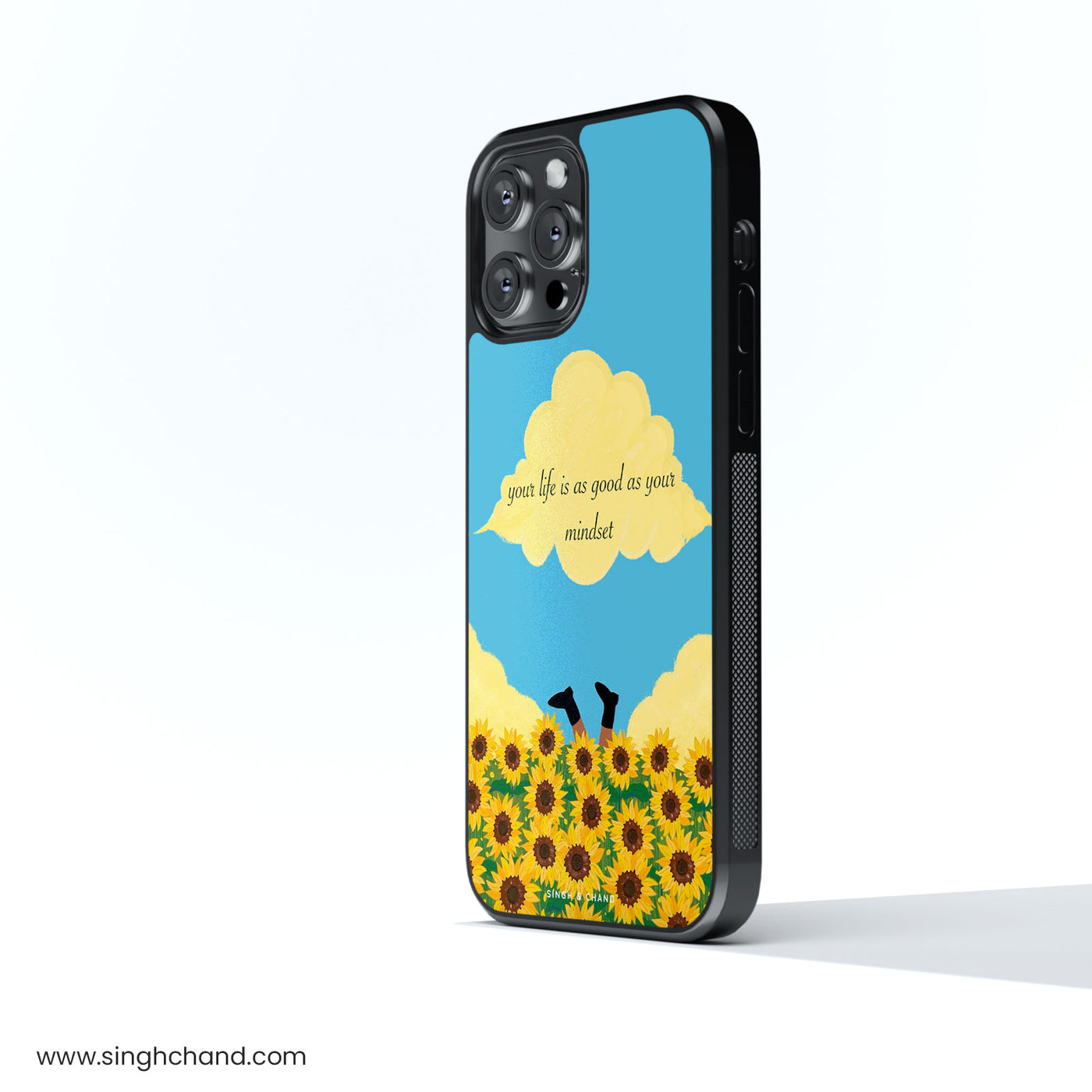 Sunny Fields Glass Phone Case