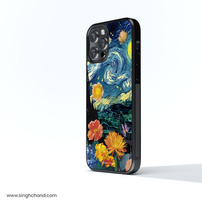 Van Gogh's Starry night Glass Phone Case