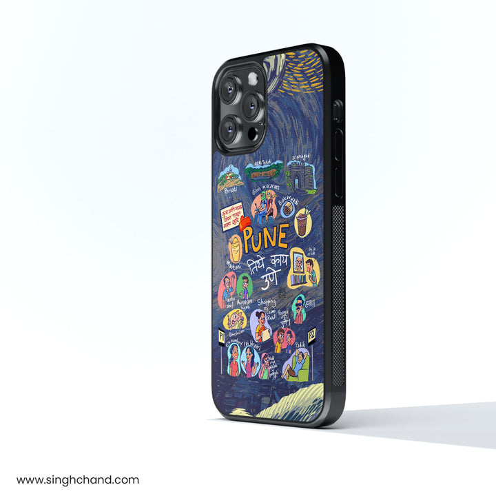Pune City Style Glass Phone Case