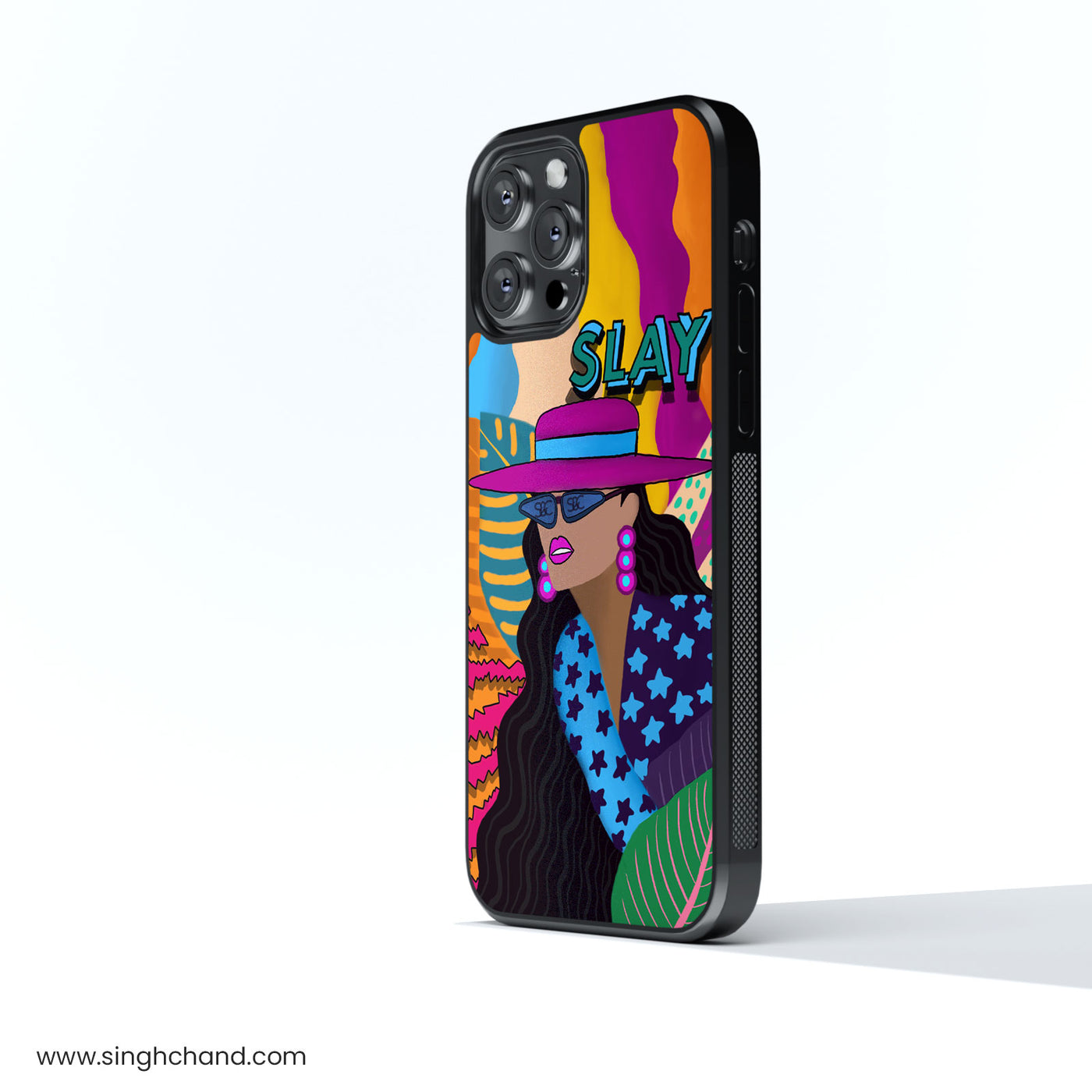 SLAY Vibe Tribe Glass Phone Case