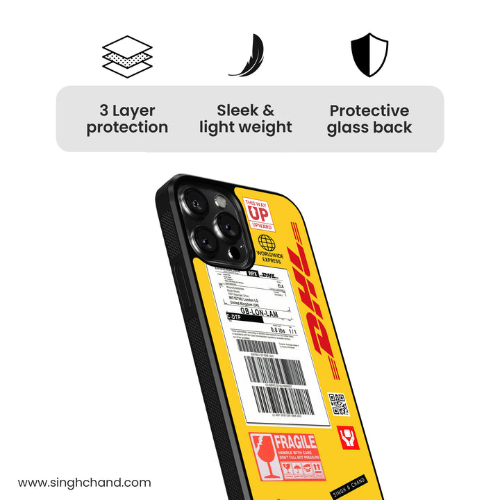 Fragile Please Glass Phone Case